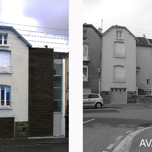 Extension maison Brest - IN&OUT Architecture